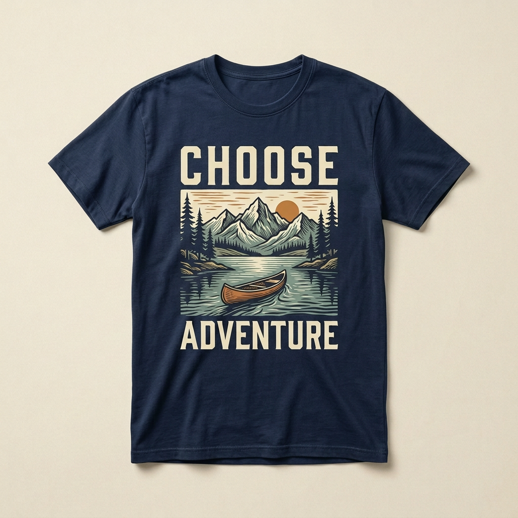 Choose Adventure Graphic Tee | Adventure Travel T-Shirt