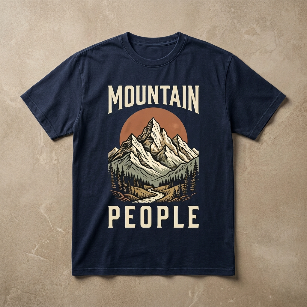Mountain People Graphic Tee | Mountain Lover T-Shirt