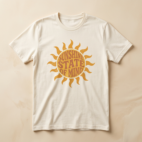 Sunshine State of Mind summer graphic tee