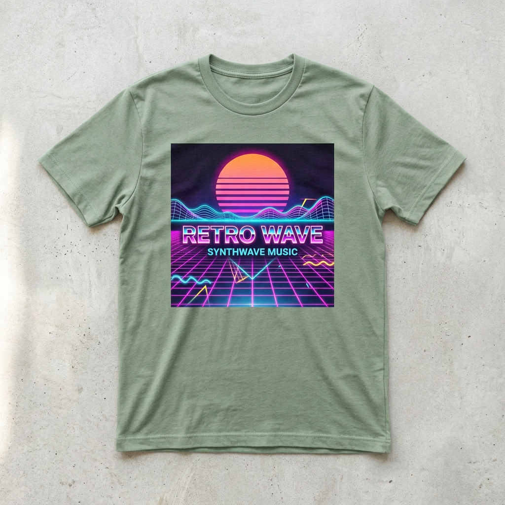 Retro Wave Graphic Tee | Retro Synthwave T-Shirt