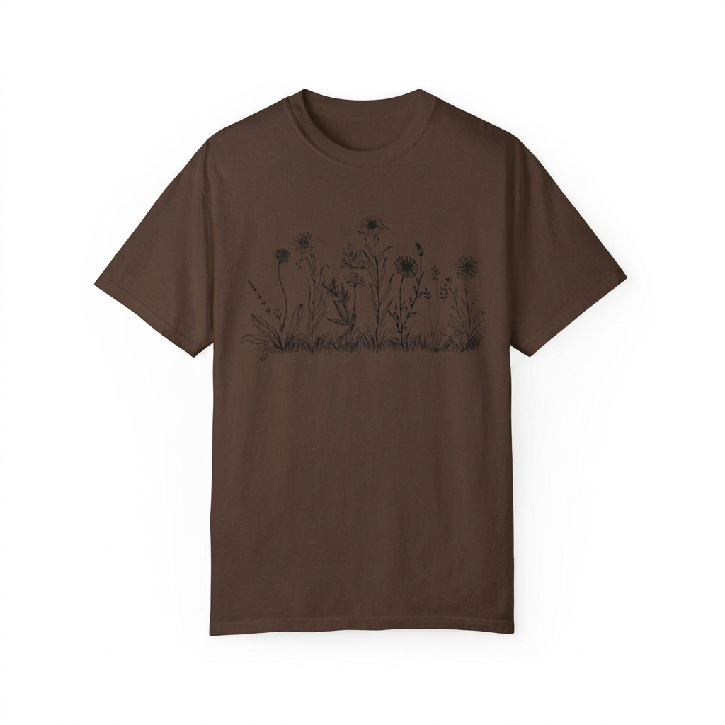 Wildflower Graphic Tee | Floral Boho T-Shirt