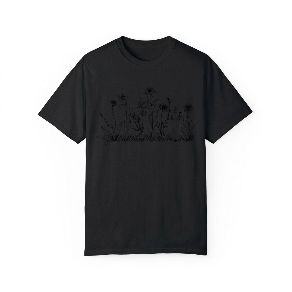 Wildflower Graphic Tee | Floral Boho T-Shirt