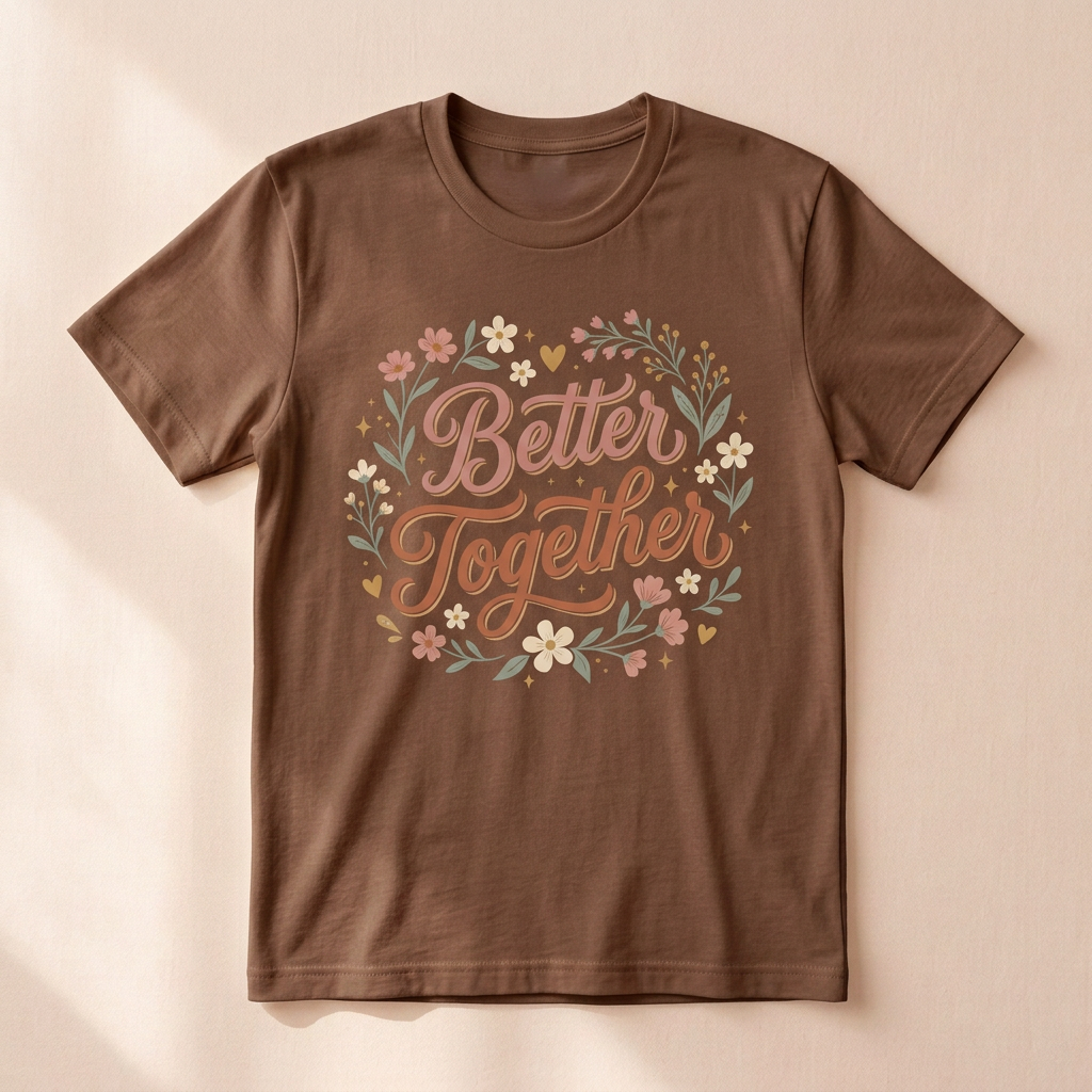 Better Together graphic tee back view