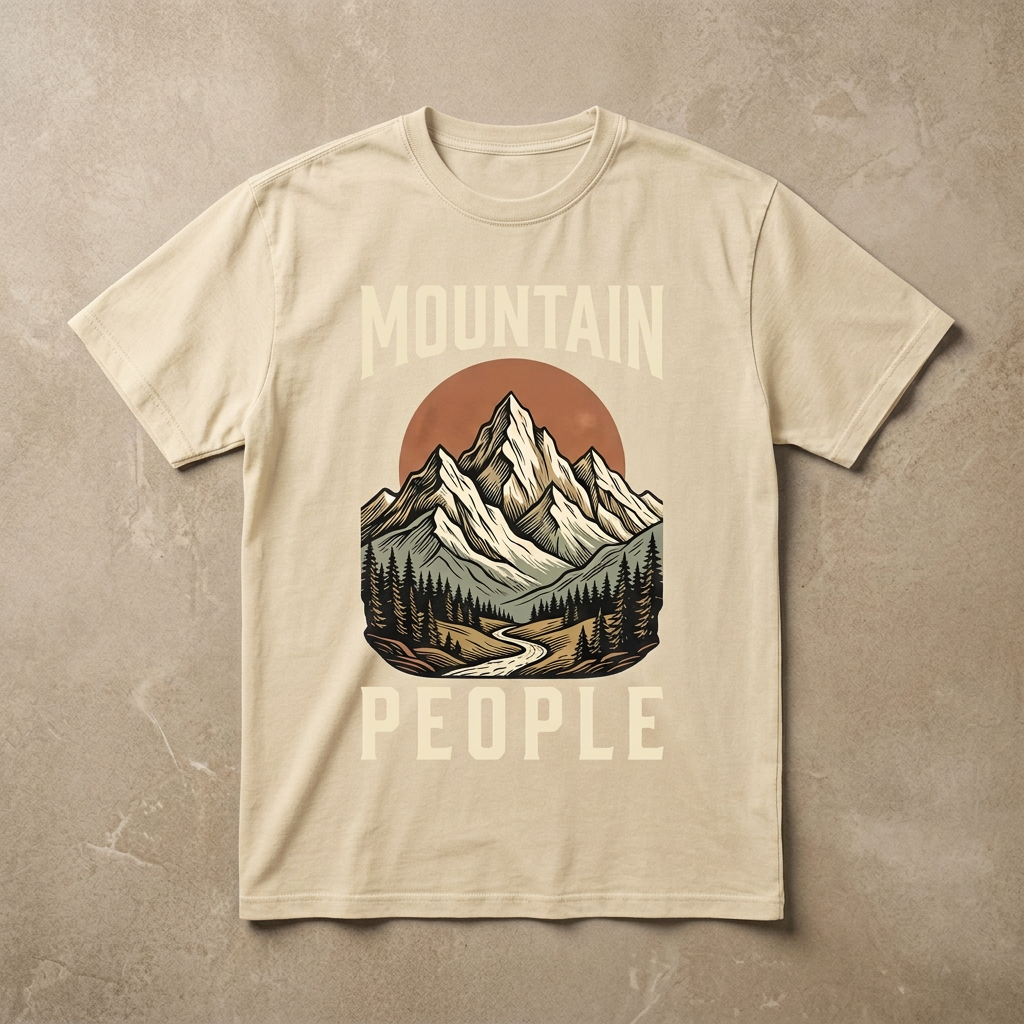 Mountain People Graphic Tee | Mountain Lover T-Shirt