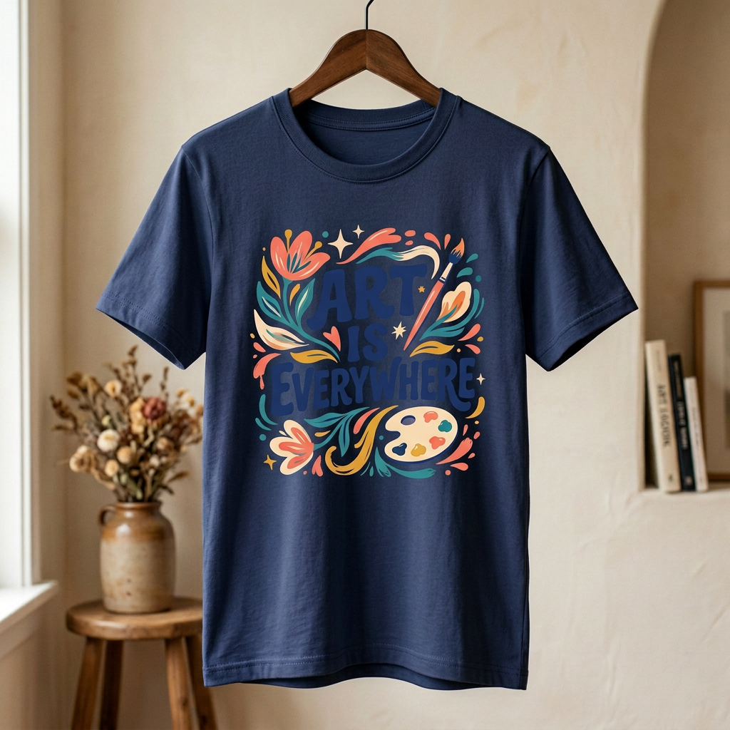 Art Is Everywhere Graphic Tee | Artist & Creative T-Shirt