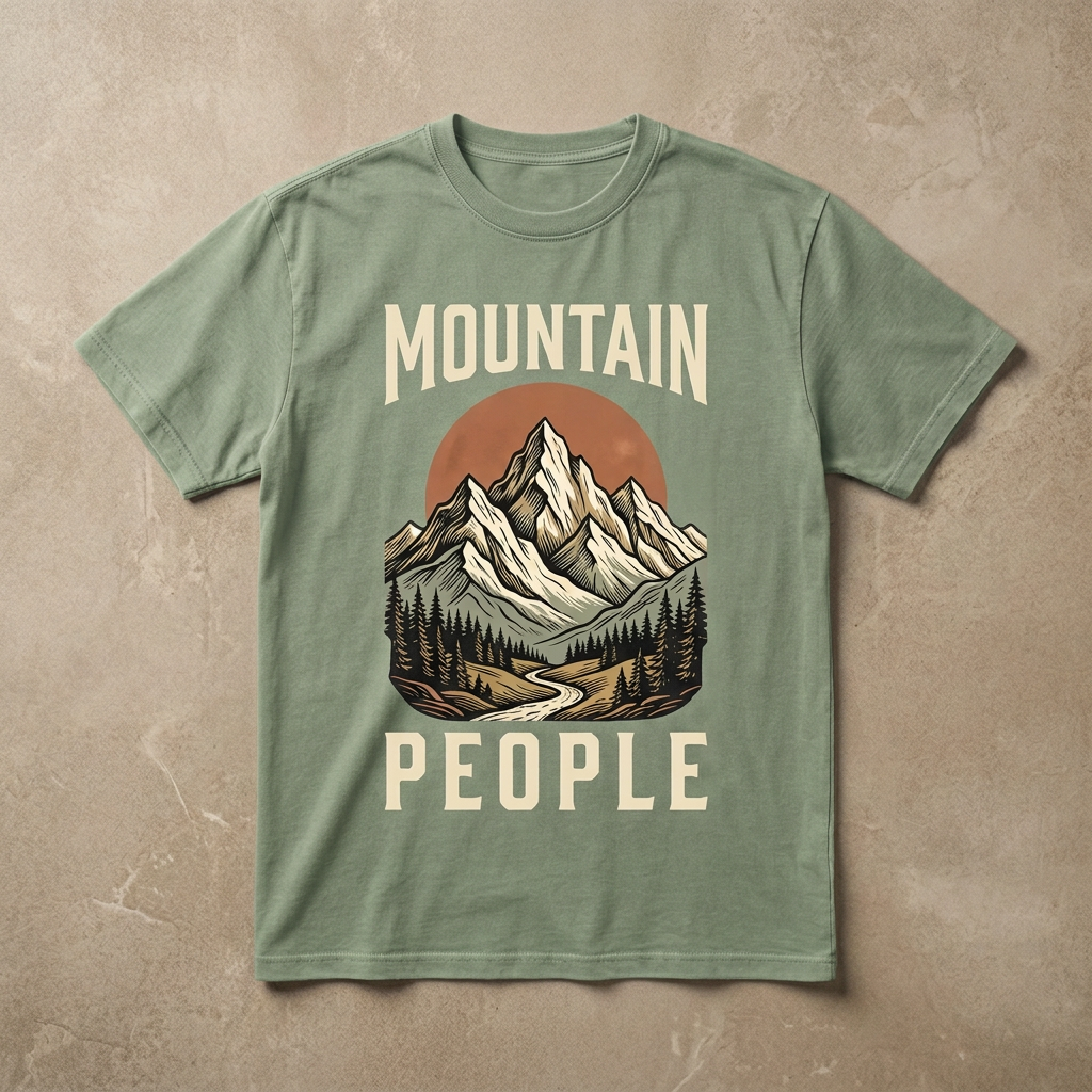 Mountain People Graphic Tee | Mountain Lover T-Shirt