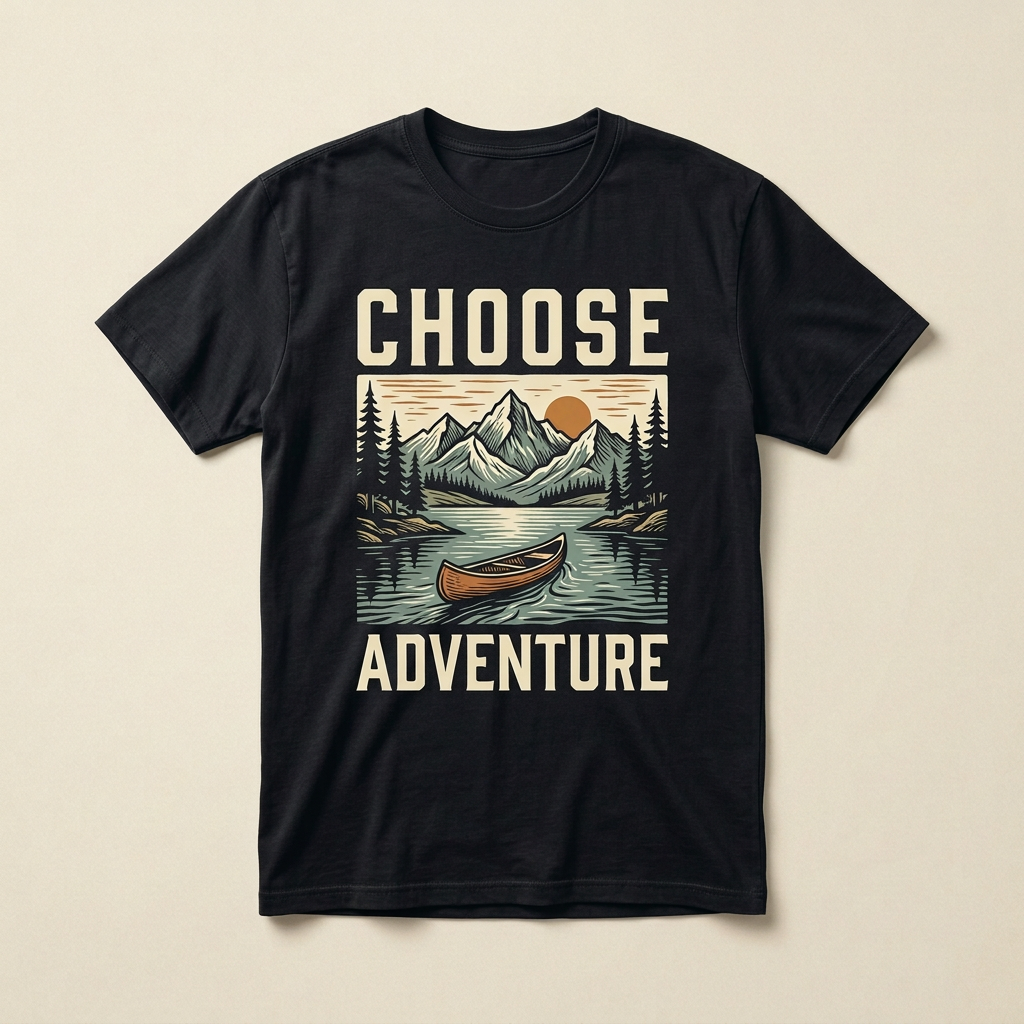 Choose Adventure Graphic Tee | Adventure Travel T-Shirt