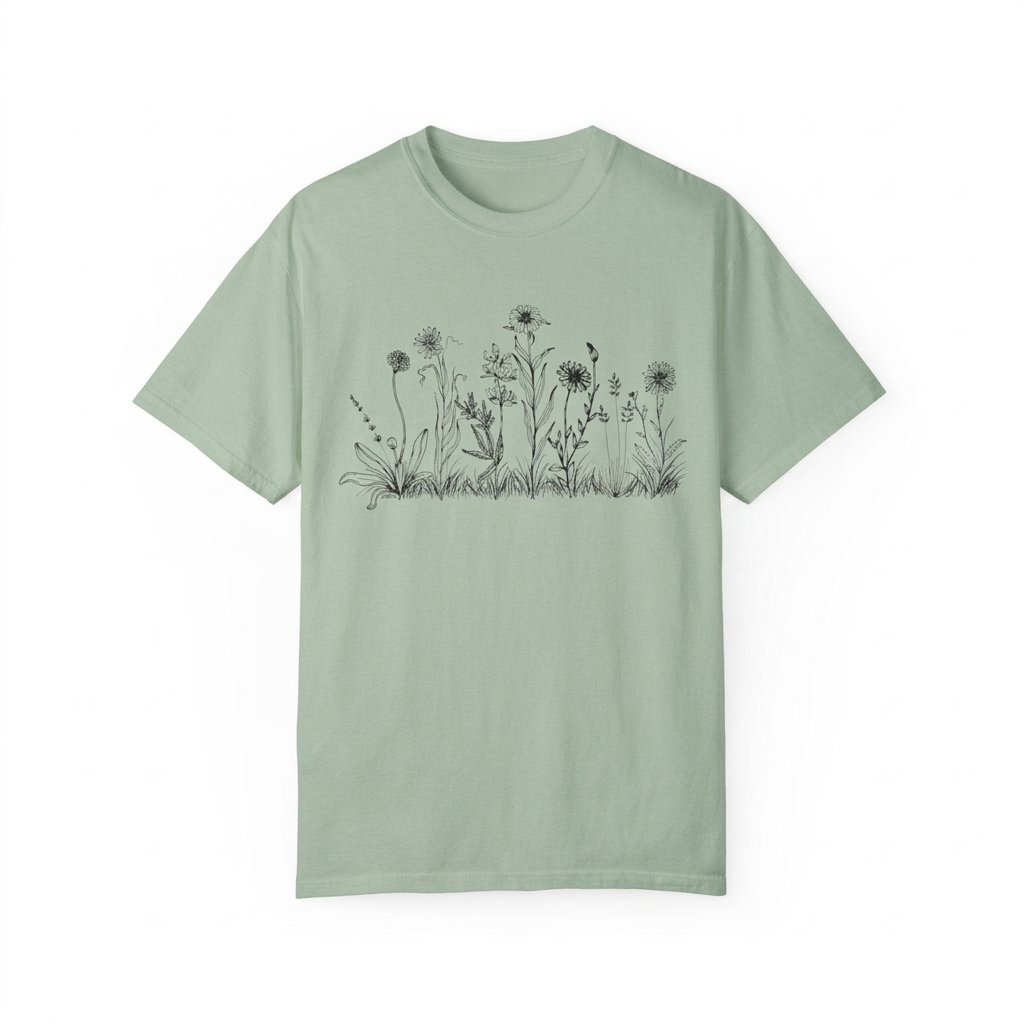 Wildflower Graphic Tee | Floral Boho T-Shirt