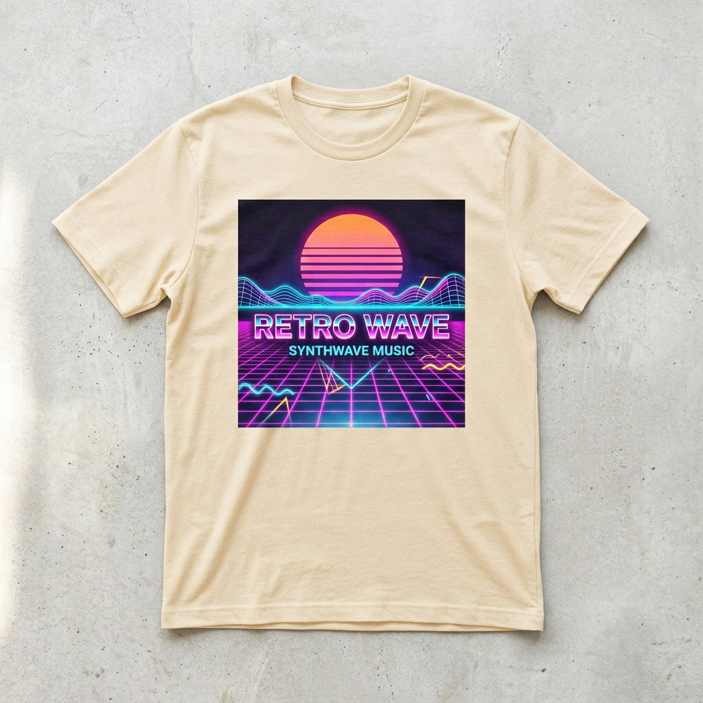 Retro Wave Graphic Tee | Retro Synthwave T-Shirt