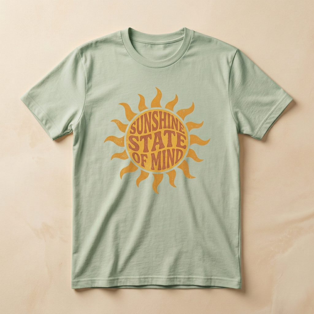 Sunshine State of Mind Graphic Tee | Summer Sunshine T-Shirt