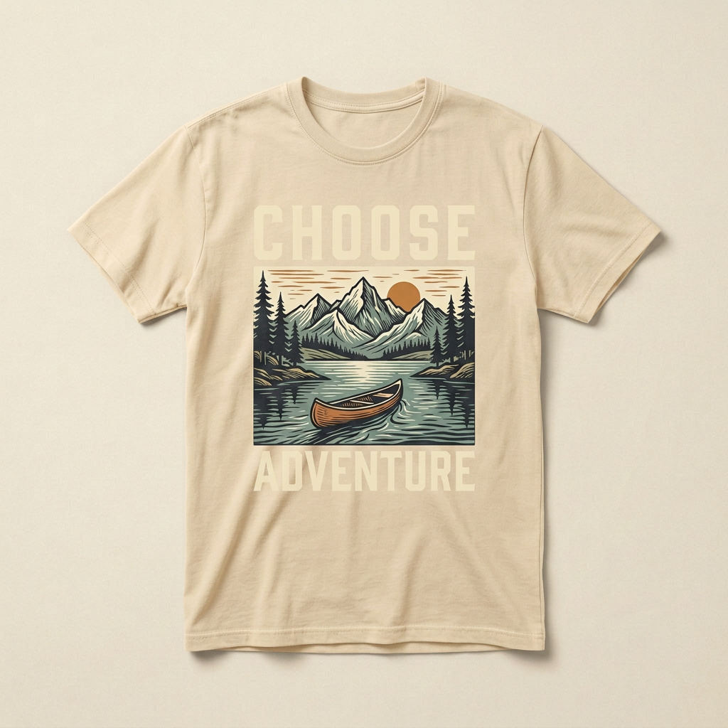 Choose Adventure Graphic Tee | Adventure Travel T-Shirt