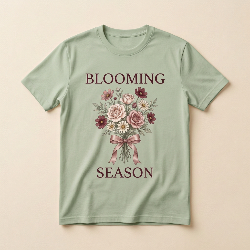 Blooming Season Graphic Tee | Spring Floral T-Shirt