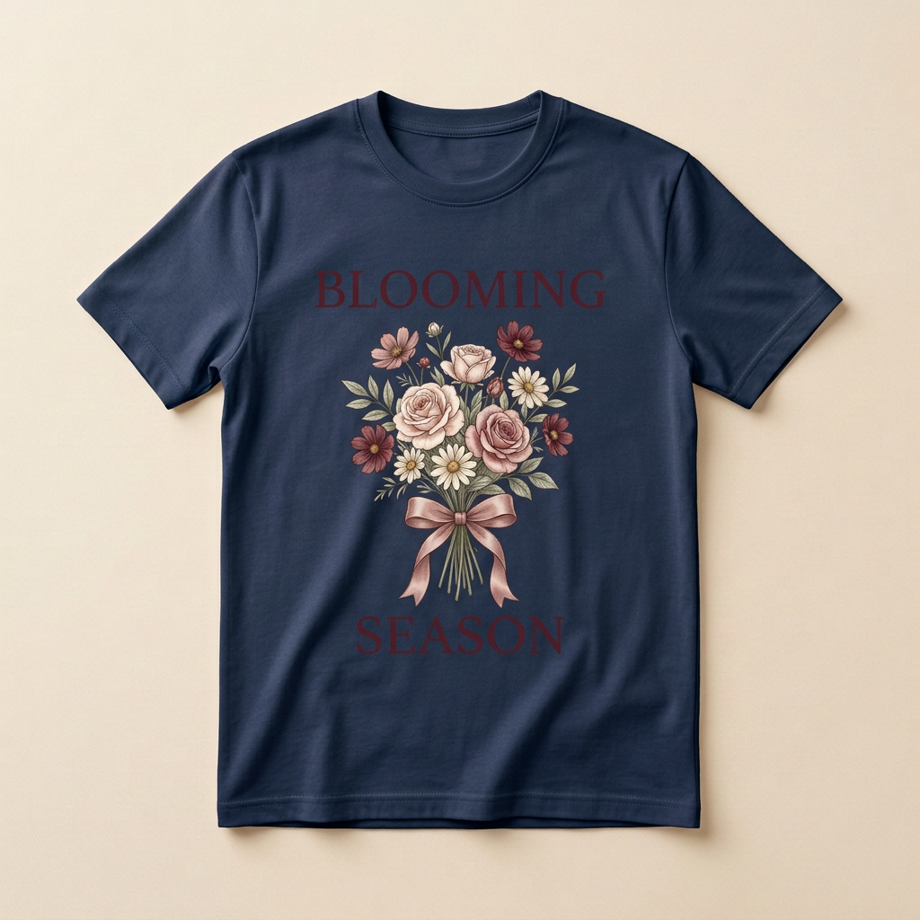 Blooming Season Graphic Tee | Spring Floral T-Shirt