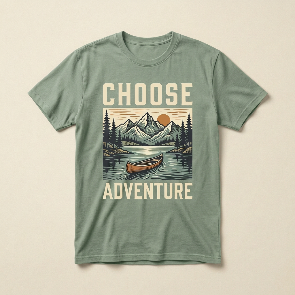 Choose Adventure Graphic Tee | Adventure Travel T-Shirt