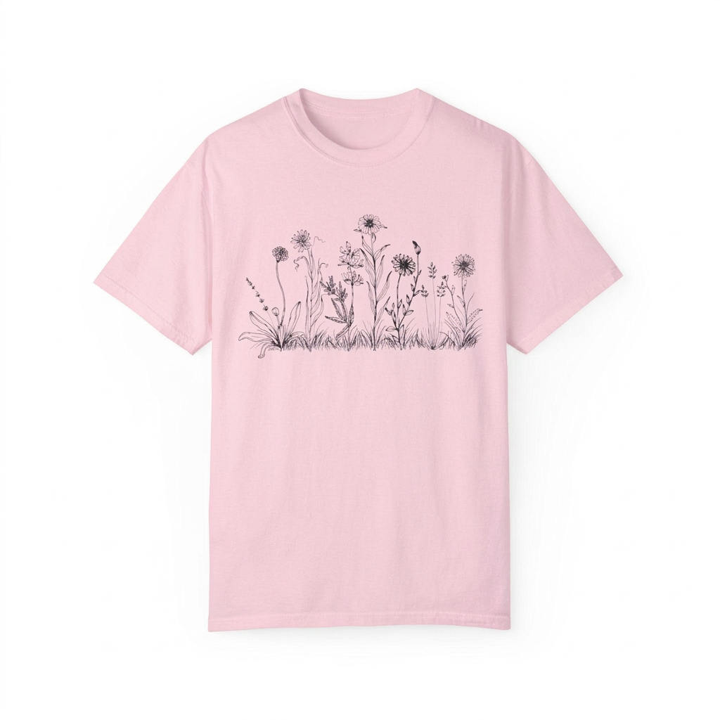 Wildflower Graphic Tee | Floral Boho T-Shirt