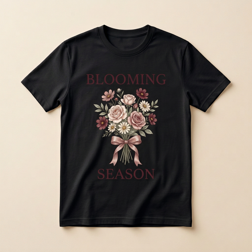 Blooming Season Graphic Tee | Spring Floral T-Shirt