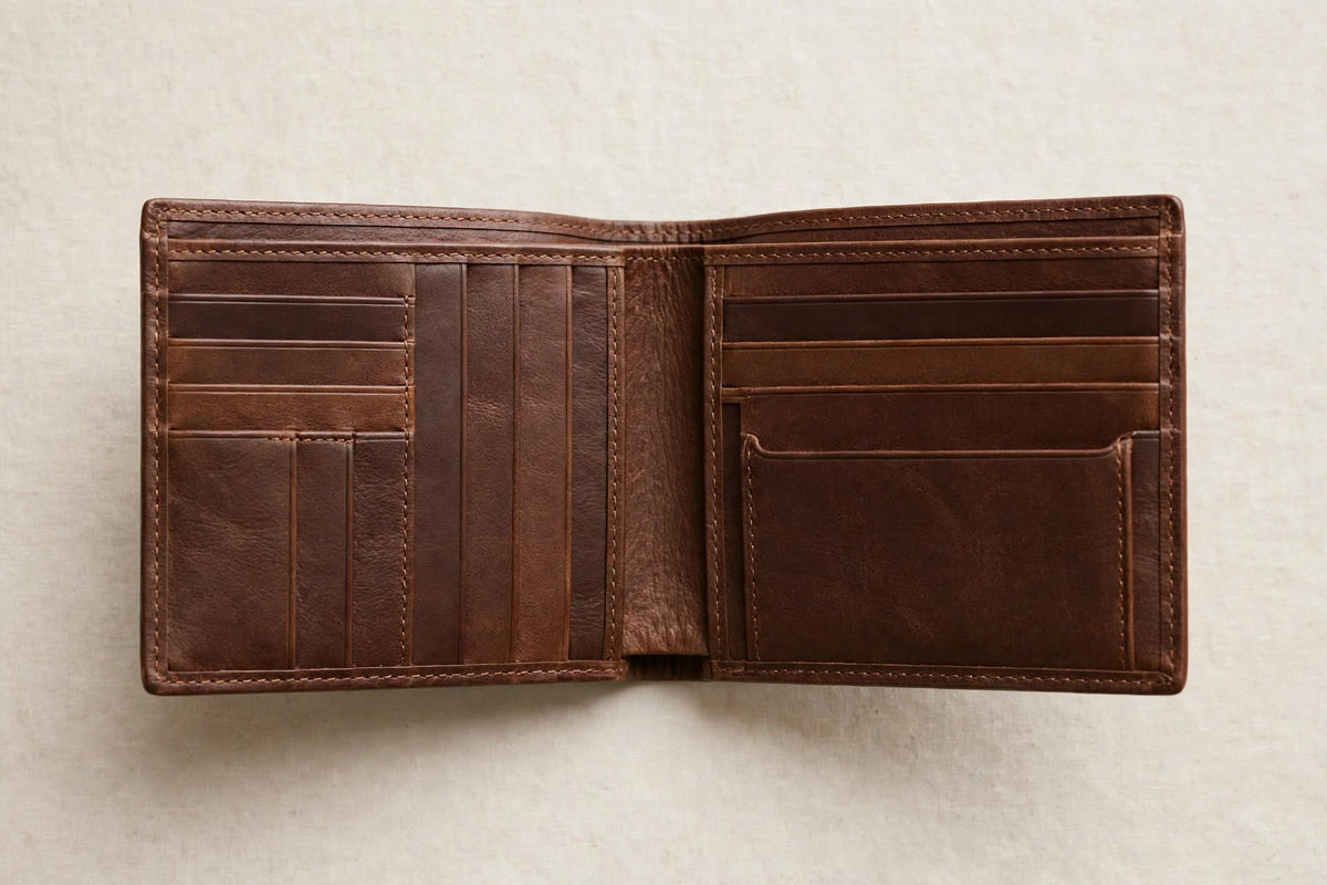 Personalized Engraved Leather Wallet – With Your Name | Custom Gift for Him